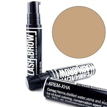 Крем-хна для брів Permanent Lash&Brow світло-коричневий 10 мл