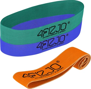 Набор резинок для фитнеса из ткани 4FIZJO Flex Band 3 шт 1-15 кг Mix (P-5907739310958)