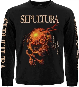 Футболка з довгим рукавом Rockway Sepultura "Beneath the Remains" Чорний, Розмір XXL