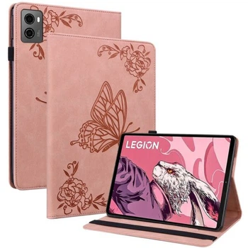 Защитный чехол Deexe Butterfly для Lenovo Legion Tab - Pink