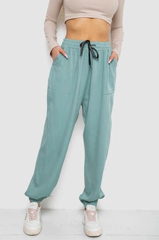 Штани жіночі катонові, колір м'ятний, 244RLE-075, AGER, розмір XL-XXL