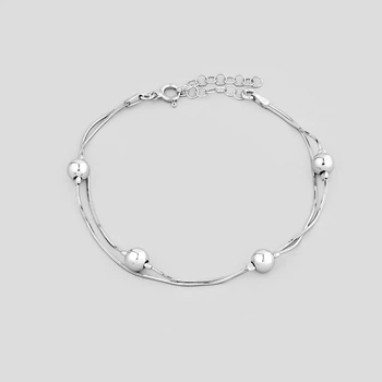 Серебряный браслет Minimal ф-1/06р/18,5-пдв