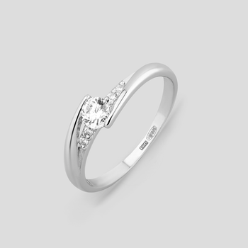 Срібне кільце Minimal 15059р-16 16