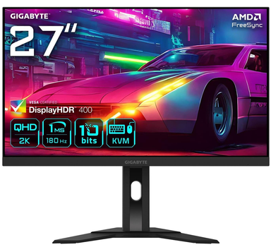Монітор 27" Gigabyte M27QA Gaming Monitor QHD IPS 180Hz (M27QA Gaming Monitor)