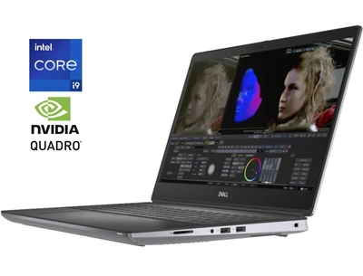 Мобильная рабочая станция Dell Precision 7550 / 15.6" (1920x1080) IPS / Intel Core i9-10885H (8 (16) ядер по 2.4 - 5.3 GHz) / 32 GB DDR4 / 1000 GB SSD M.2 / nVidia Quadro RTX 4000, 8 GB GDDR6, 256-bit / WebCam б/у