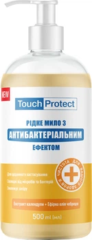 Рідке мило Touch Protect Календула-Чебрець з антибактеріальним ефектом 500 мл (4823109401488)