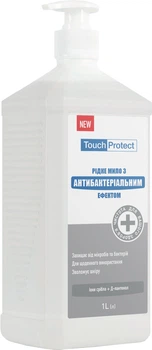 Рідке мило Touch Protect Іони срібла-Д-пантенол з антибактеріальним ефектом 1 л (4823109402041)