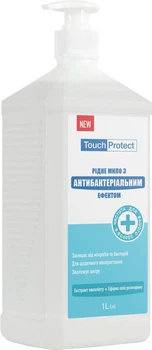 Рідке мило Touch Protect Евкаліпт-Розмарин з антибактеріальним ефектом 1 л (4823109402065)