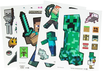 Набір наклейок Paladone Minecraft (5056577733075)