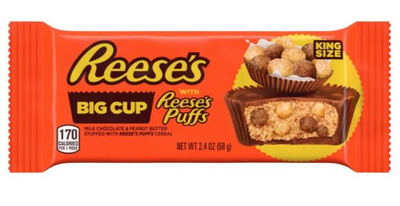 Шоколад Reese's Big Cup Puffs King Size 68 грам