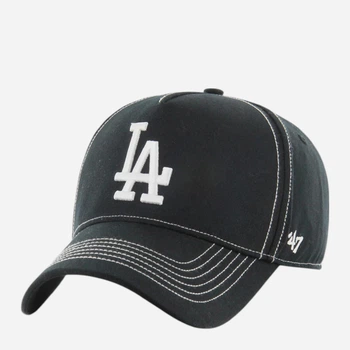 Кепка 47Brand LOne Size Angeles Dodgers Contrast S CONDT12GWS-BK One Size Черная (197172430473)
