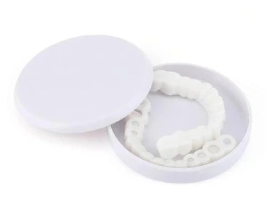 Знімні вініри на верхні та нижні щелепи накладні Smile Veneers з кейсом