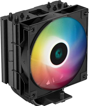 Кулер процессорный DeepCool AG400 BK ARGB (R-AG400-BKANMC-G-2), Intel: 1700/1200/1151/1150/1155, AMD: AM5/AM4, 125х92х150 мм, 4-pin