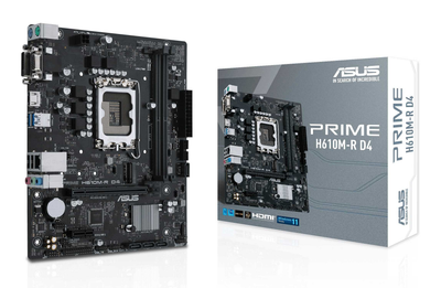 Материнская плата Asus Prime H610M-R D4-SI Socket 1700