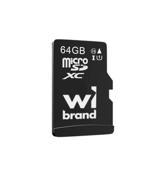 Карта памяти Wibrand microSDXC 64GB Class 10 UHS-I U1
