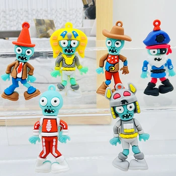 Игрушка Plants vs Zombies Набор фигурок из Растения Против Зомби 6 шт. для детей (арт 13988)
