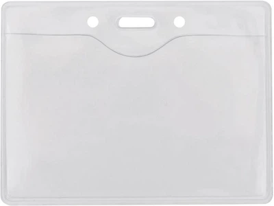 Бейдж Optima PVC горизонтальный 108х70 мм Прозрачный 1 шт (O45607)