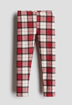 Легінси червоні в клітинку H&M 104см (400010357)