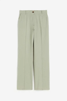 Брюки H&M L фисташковый 27031150346
