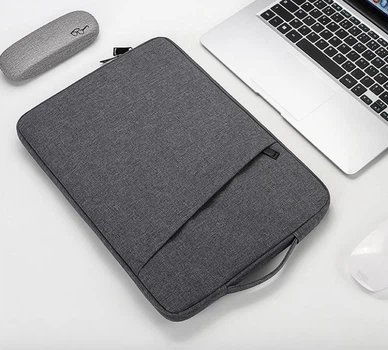 Чохол сумка для Ноутбука Macbook Pro Air M 1 М2 М3 М4 15.4"-16" Темно-сіра