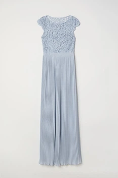 Платье H&M 34 голубой 23116068007