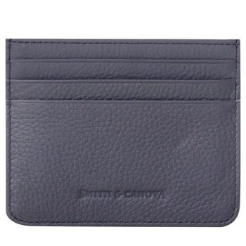 Кожаная картхолдер-кредитница Smith & Canova 90014 (Grey)
