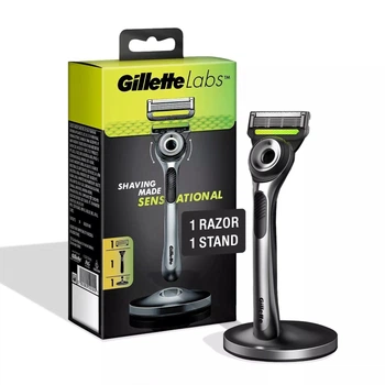 Станок для гоління Gillette Labs з функцією відлущування та підставкою