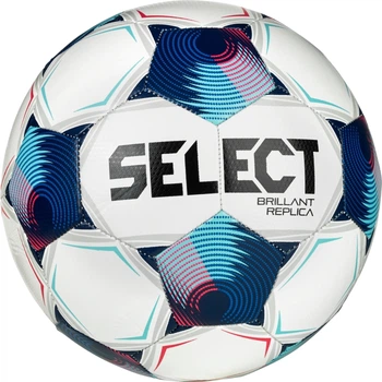 Футбольный мяч Select BRILLANT REPLICA V25 бело-сине-розовый Размер 5 099480-002