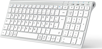 Клавіатура бездротова IClever BK10 Білий