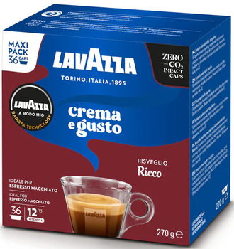 Кава в капсулах Lavazza A Modo Mio Crema e Gusto Ricco 36 капсул