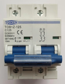 Автомат DC 2P 125A 600V 10kA TOMZN