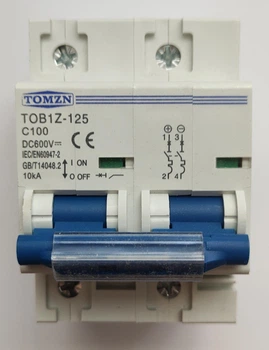 Автомат DC 2P 100A 600V 10kA TOMZN