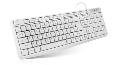 Клавіатура REAL-EL RK-513 White