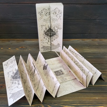 Карта Мародерів Гарі Потер The Marauders Map ABC