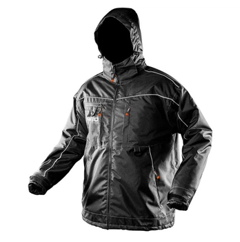 Рабочая куртка NEO Tools Oxford (L/52, черная) зимняя (25194)
