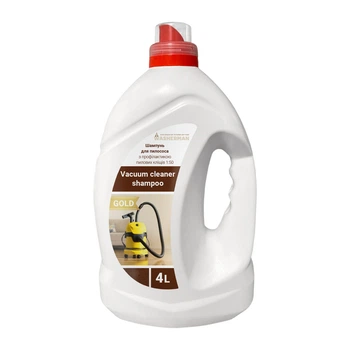 Шампунь для пылесоса с профилактикой пылевых клещей 1:50 Vacuum cleaner shampoo Gold 4 л