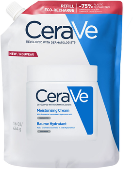 Увлажняющий крем Сменный блок CeraVe для сухой и очень сухой кожи лица и тела 454 мл (3337875905626)