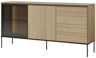 Комод с витриной Frisco Висcо с подсветкой 1670 х 410 х 850 мм Дуб (42956-VI-05)