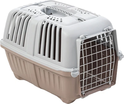 Переноска MPS PRATIKO 1 METAL 48 x 31.5 x 33 см Вага тварини 12 кг Світло-коричнева (8022967072847)