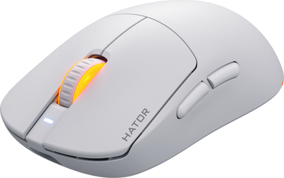 Миша ігрова бездротова HATOR Quasar 3 wireless біла (HTM731)