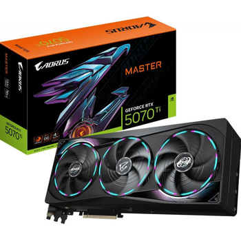 Відеокарта GIGABYTE GeForce RTX 5070 Ti 16GB AORUS MASTER (GV-N507TAORUS M-16GD)