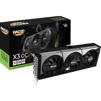 Відеокарта Inno3D GeForce RTX 5080 16GB X3 OC (N50803-16D7X-17603930)