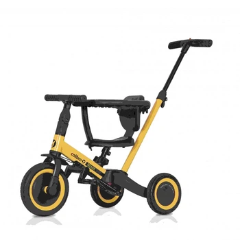 Велосипед трехколесный Colibro TREMIX UP 6 в 1 CT-43-01 Banana желтый с родительской ручкой