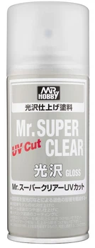 Лак глянцевый в баллоне (Mr. Super Clear UV Cut gloss) 170 мл. GSI Creos Mr.Hobby (B522)