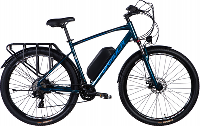 Електровелосипед Formula eCURSOR MAN AM CS CS 20" 28" AL 48 В 12.5Аг 500Вт з кріпл. на раму задн. з крилом Pl з ліхтарем з багажником задн. St 2025 Темно-синій (ELB-FR-28-021)