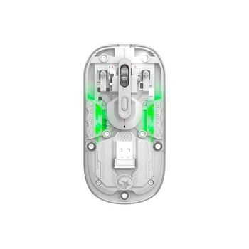 Бездротова миша MARVO Wireless Mouse M808W, 2.4G, BT5.1, 1000-1600dpi, transparent