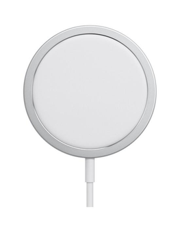 Магнітна бездротова зарядка для айфон MagSafe 15W Type C Зарядний пристрій для Apple iPhone 16 15 14 13 12 11 Х 8 AirPods 4 3 2 LEXEGO BZU3MSC/W White