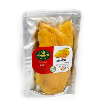 Манго сушеное Amanti Premium 250 г
