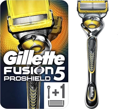 Бритвений станок Gillette Fusion 5 ProShield Power з 1 картриджем і батарейкою