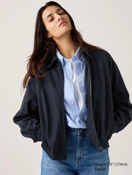Бомбер жіночий Uniqlo 297034289 L Синій (1159824774)